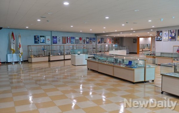 아시안컵이 보관돼 있는 한국체육박물관 2층 전경. ⓒ뉴데일리 정상윤 사진기자