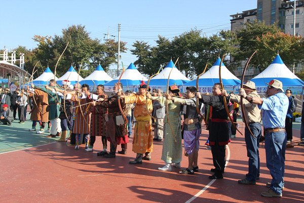 ▲ 지난해 활축제 개최장면ⓒ예천군 제공
