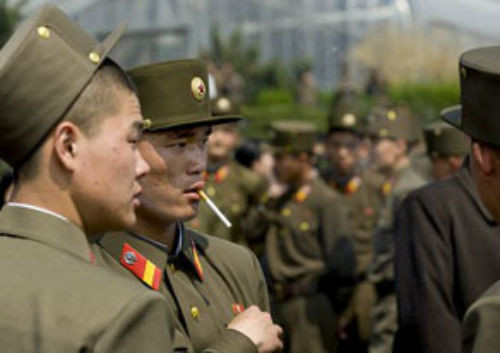 ▲ 동계훈련에 진입한 북한군인들 (자료사진)