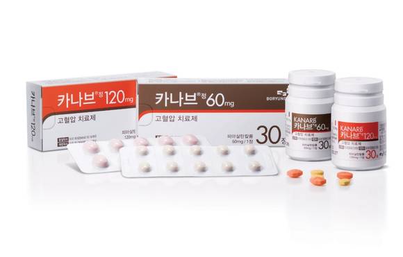 ▲ 보령제약 고혈압 치료제 '카나브'ⓒ보령제약