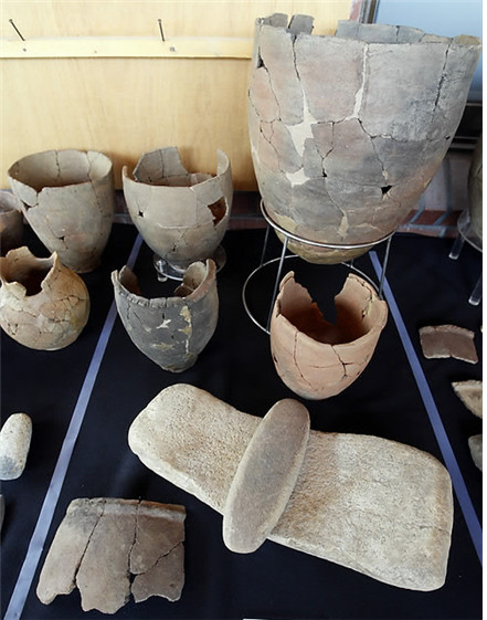 ▲ 춘천 중도에서 발굴된 유물 (문화재청 제공)