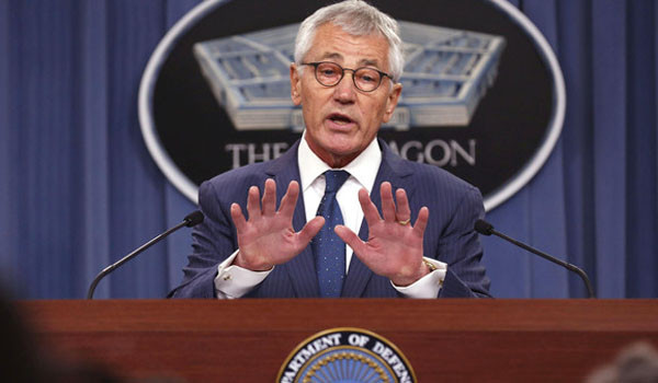 ▲ 척 헤이글 前국방장관은 "ISIS를 격퇴하기 위해서는 지상군 병력 파병이 필요하다"고 거듭 주장하고 있다. 사진은 국방장관 시절의 모습. 미국의 '진보세력' 가운데 한 명이다. ⓒ알 아라비야 보도화면 캡쳐