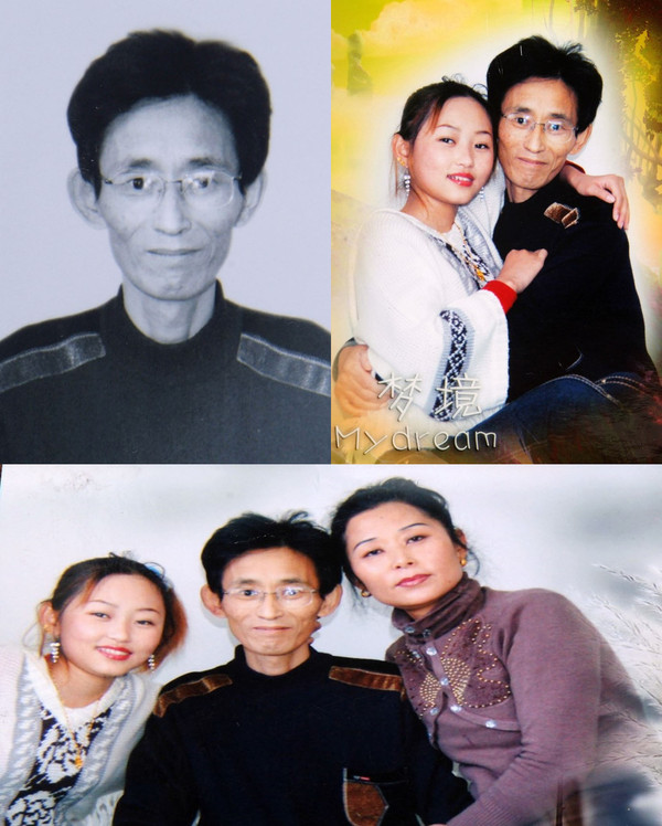 ▲ 박진식(박연미 아버지) 씨의 영정사진과 가족사진