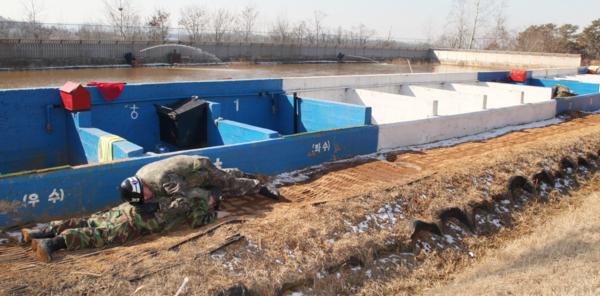 ▲ 사고당시 재현 모습.ⓒ육군