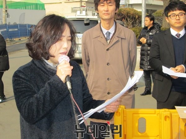 ▲ ▲이점희 서울시교육청일반직공무원노조 위원장.ⓒ 뉴데일리 유경표 기자