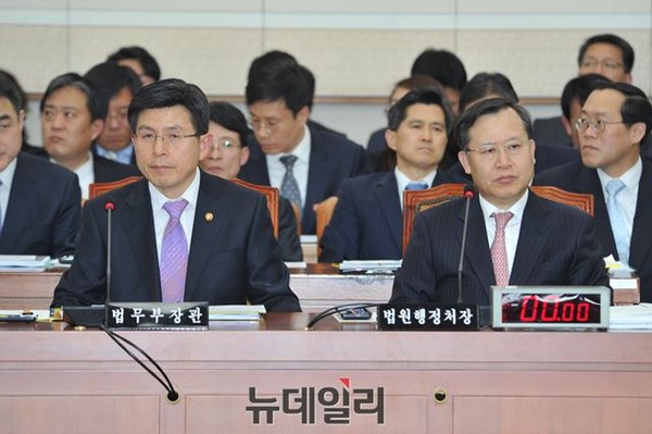 ▲ 지난 5일 국회 법제사법위원회 전체회의실. 방청석이 가득 차 있다. ⓒ뉴데일리 이종현 기자