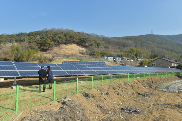 ▲ 친환경적 전기 생산 태양광발전사업ⓒ고령군 제공