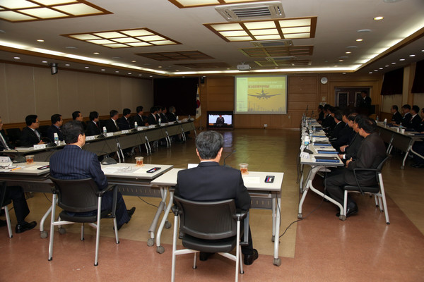 ▲ ⓒ뉴데일리안상수 시장 주재로 ‘2015년 건전재정 추진과제 검토 보고회’