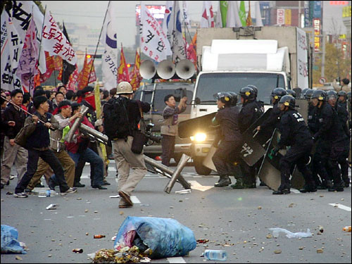 ▲ 통진당 이정희와 이석기의 대선불복투쟁.