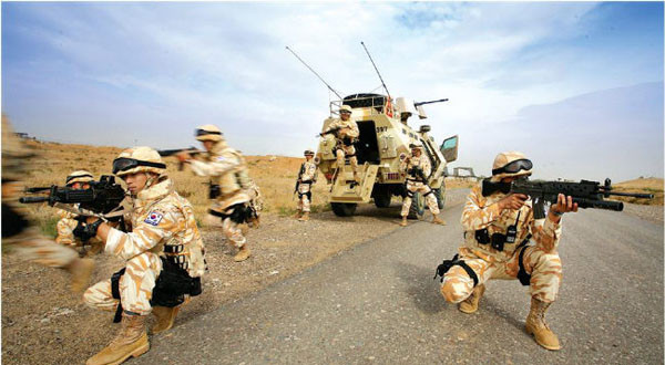 이라크 파병 당시 자이툰 사단의 훈련 장면. ⓒ군 홍보 사진