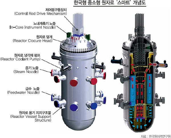 한국형 중소형 원자로.ⓒ한국원자력 연구원
