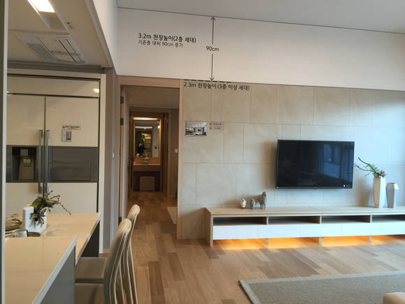 ▲ 영등포 아크로타워 스퀘어 모델하우스 내부.ⓒ뉴데일리경제