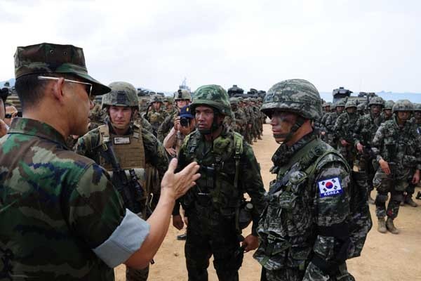 ▲ 2014년 코브라골드훈련, 태국현지 한·미·태국 해병 연합상륙훈련 ⓒ국방부