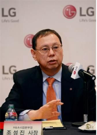 ▲ LG전자 조성진 사장.ⓒ 사진 뉴데일리DB