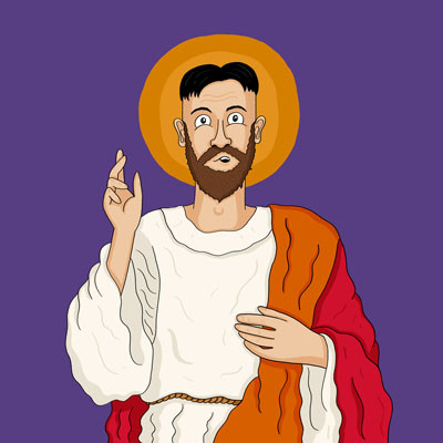 ▲ 만평가 크리스 피아스칙이 북한 관련 기사를 읽은 뒤 그린 '김정예수' 풍자화. 김정은 헤어스타일은 누가 해도 바보 같다. ⓒ크리스 피아스칙 홈페이지 캡쳐