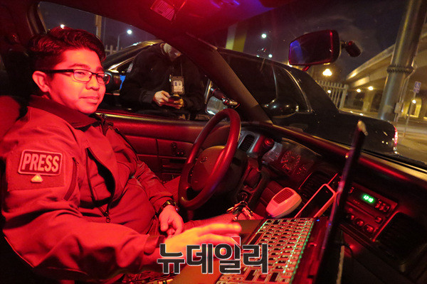 ▲ 스트링거(STRINGER,NightCrawler) 취재차량 ⓒ뉴데일리 태상호 전문기자