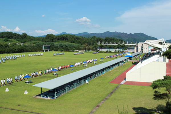▲ 예천에 있는 양궁장 전경모습.ⓒ예천군 제공