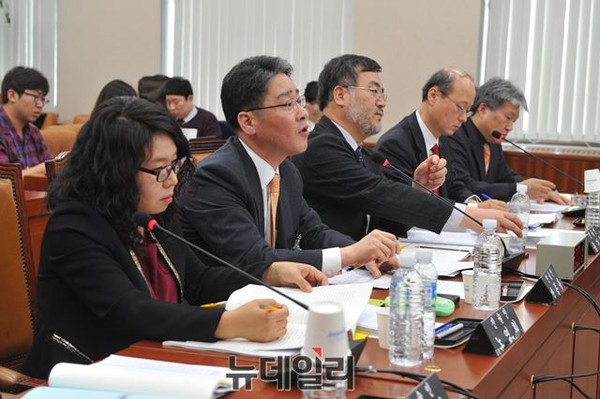 ▲ 23일 국회 법제사법위원회는 김영란법에 대한 공청회에 참석한 진술인들. ⓒ뉴데일리