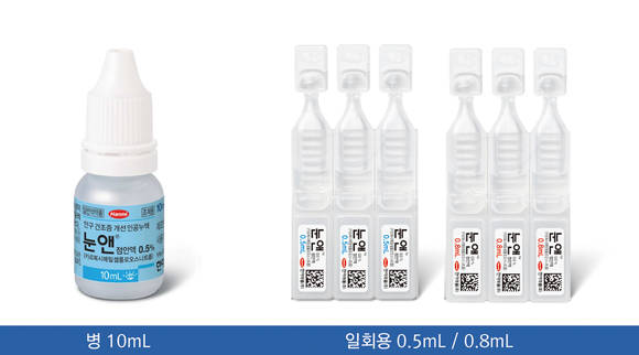 ▲ 한미약품 인공눈물 '눈앤'ⓒ한미약품
