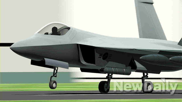 ▲ KF-X 렌더링 이미지.ⓒ방위사업청