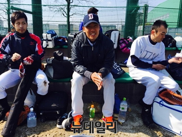 ▲ 여정호 선수(가운데).ⓒ뉴데일리 최상인 기자