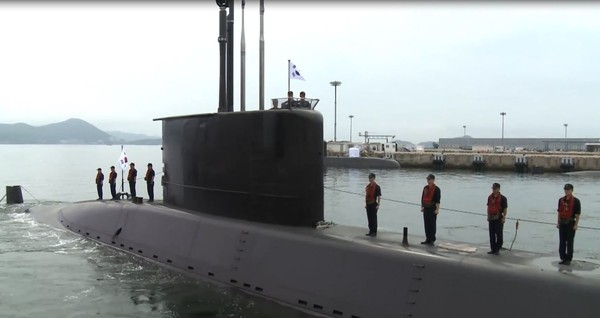 ▲ 해군 209급 잠수함.ⓒ해군본부