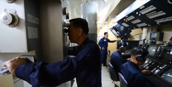 ▲ 214급 잠수함 시뮬레이션.ⓒ해군본부