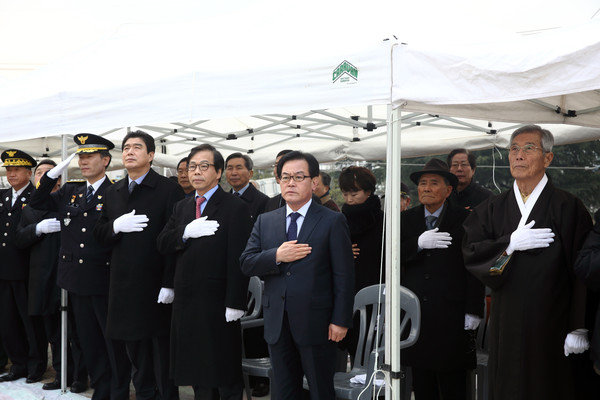 ▲ 추모식ⓒ칠곡군 제공