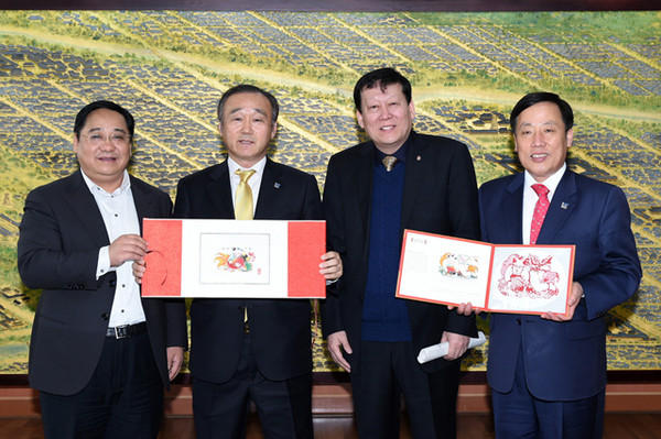 ▲ 중국 국란그룹(GOLDEN GROUP) 회장단 경주시에 방문해 투자가능성을 분석하기 위해 간담회를 가졌다.ⓒ경주시 제공