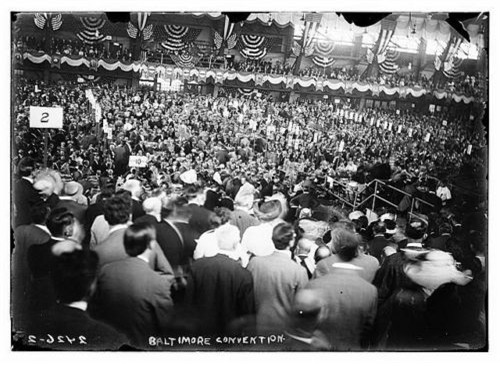 ▲ 사진 7. 미국 민주당 대통령 후보 선출 전당대회(1912)