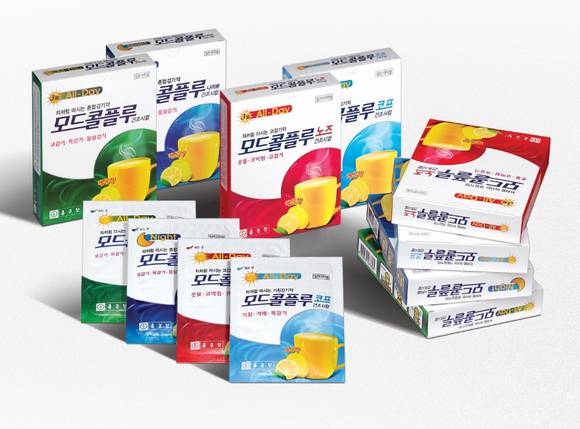 ▲ 종근당 모드콜플루 시리즈ⓒ종근당