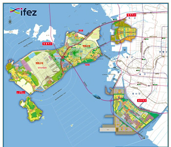 ▲ ▲ 인천경제자유구역 경계도ⓒ뉴데일리