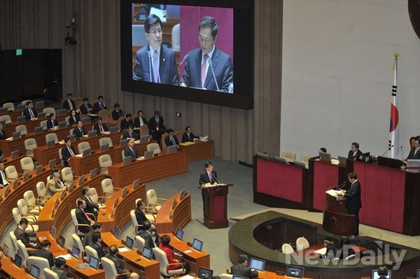 ▲ 국회본회의장 전경. ⓒ뉴데일리 DB