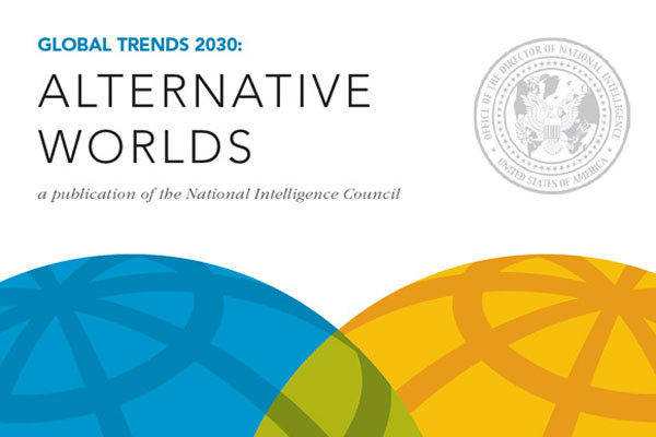 ▲ 美국가정보공동체(NIC)가 공동으로 펴낸 '2030 국제 트렌드'. 한국 정보기관들도 이런 노력을 해야 한다. ⓒ美NIC 2030 트렌드 리포트 표지 캡쳐