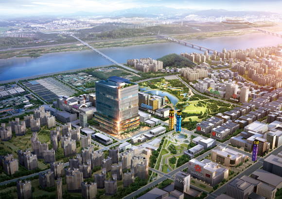 ▲ 마곡나루역 보타닉 비즈타워 조감도.ⓒ케이트플래닝