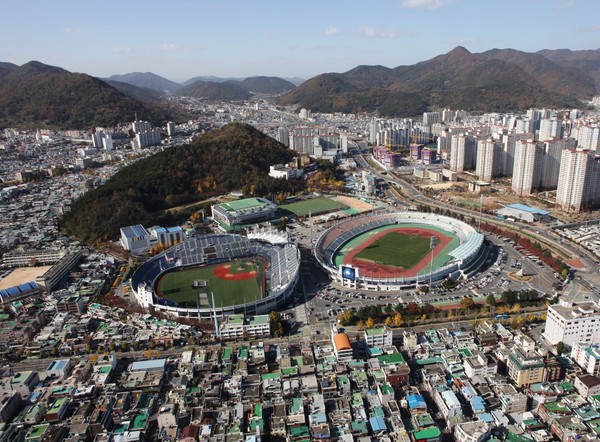 ▲ ⓒ뉴데일리 새 야구장 부지가 마산종합운동장으로 확정