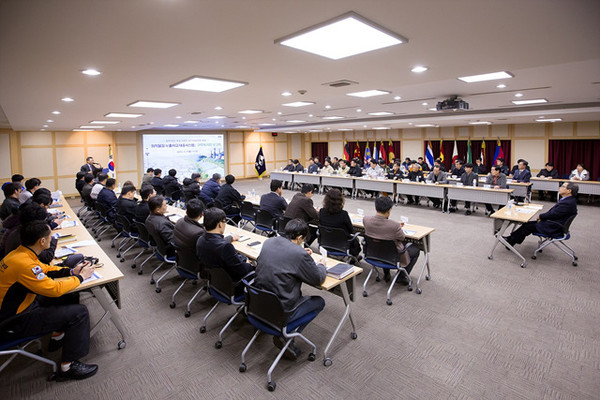 ▲ 구미시는 9일 화학물질 누출사고 대응시스템’ 구축 보고회를 가졌다.ⓒ구미시 제공