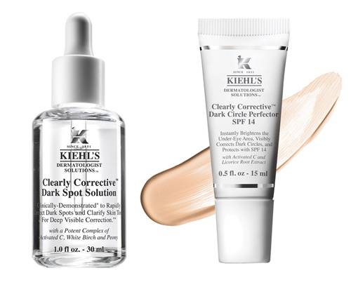 ▲ ⓒ'키엘 투명 광채 에센스 & 다크 서클 CC 아이 크림'