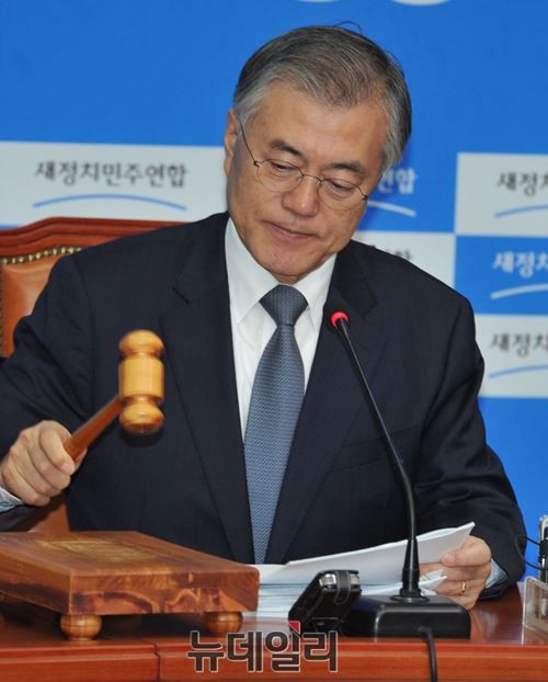 ▲ 문재인 새정치민주연합 대표 ⓒ 뉴데일리 이종현 사진기자