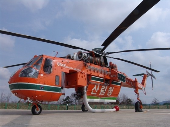 ▲ S64E (ERICKSON Air-Crane)헬기. ⓒ산림청