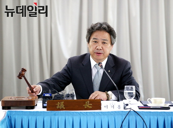 ▲ 이기흥 대한체육회-국민생활체육회 통합추진위원장.ⓒ뉴데일리
