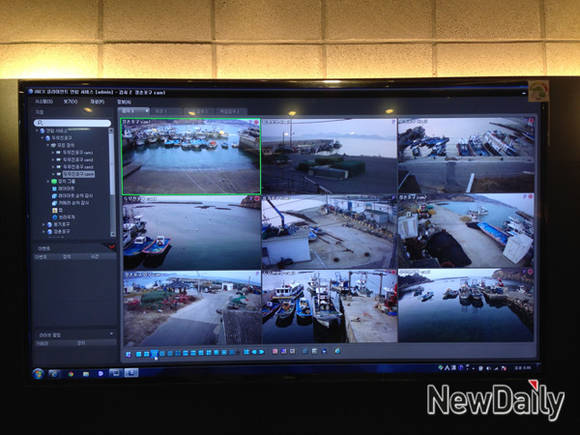 ▲ KT는 주요 포구에 정박돼 있는 배를 CCTV를 통해 관리할 수 있도록 지원했다.ⓒ심지혜 기자