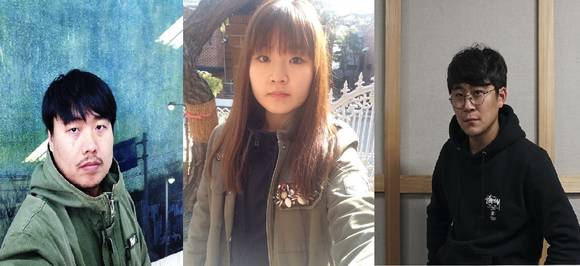 ▲ '종근당 예술지상 2015' 선정작가 안경수, 이채영, 장재민ⓒ종근당