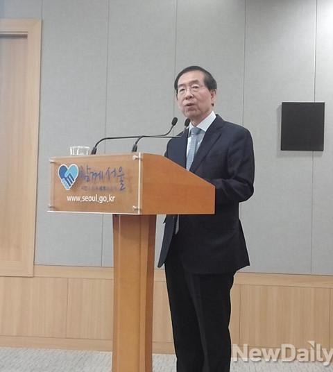 ▲ 18일 박원순 서울시장은 서울시설공단의 혁신에 기대와 응원을 보내달라고 당부했다. ⓒ뉴데일리 임재섭 기자