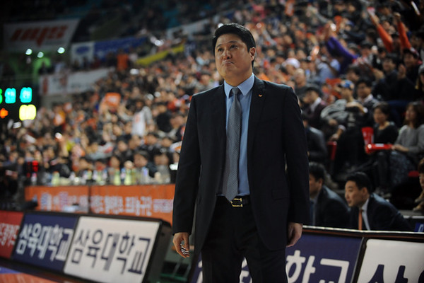 ▲ 문경은 감독.ⓒ프로농구연맹
