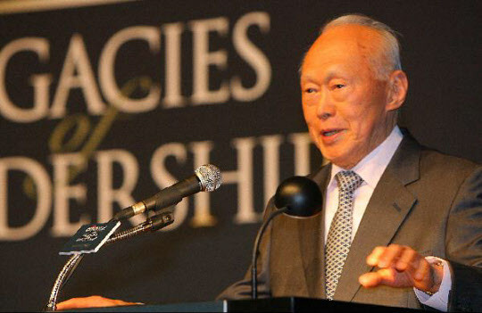 ▲ 23일 타계한 리콴유 전 싱가포르 총리. ⓒ조선일보 DB