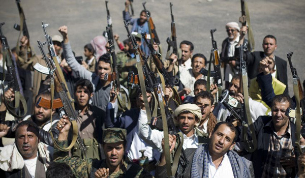 ▲ 예멘 수도 사나를 점령한 후티 반군들. 시아파 무슬림이 주축이다. ⓒ美폭스뉴스 보도화면 캡쳐