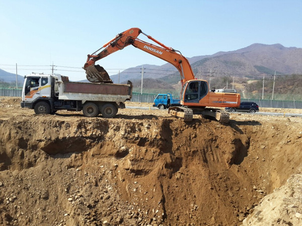 ▲ 문경시가 경북문경세계군인체육대회를 앞두고 선수촌 착공을 시작했다.ⓒ문경시 제공