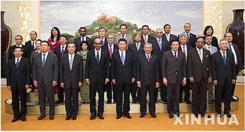AIIB 설립 1차 MOU 체결국가들의 정상들ⓒ