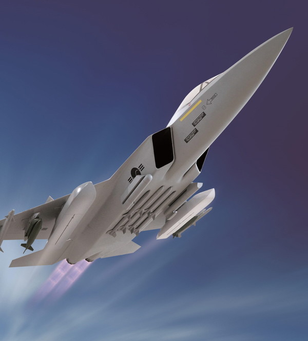 ▲ KF-X 렌더링 이미지.ⓒKAI